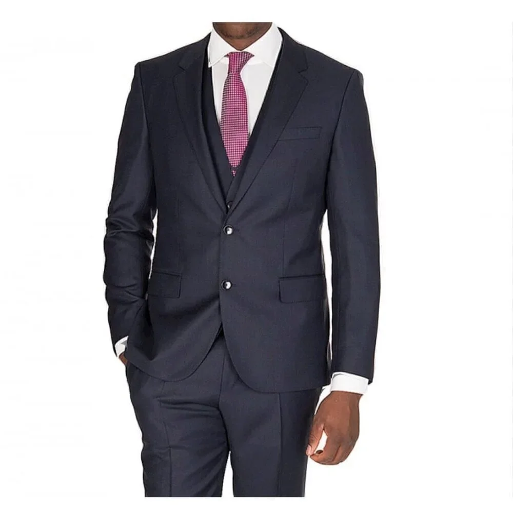 Boss Hugo Boss Huge4/Genius3 Wool slim sport coat, textured gray, Size 40R